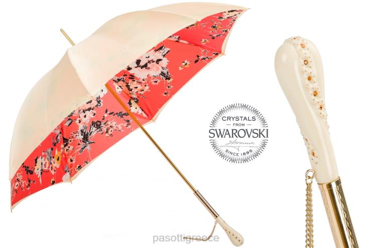 ομπρέλα | PASOTTI 189 5k598-3 z5 - ανθισμένη vintage ομπρέλα διπλό ύφασμα 2N6B8372 γυναίκες